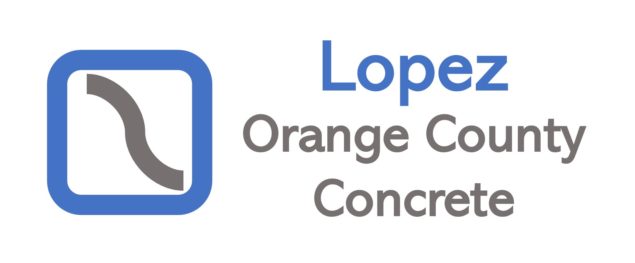 Lopez Orange County Concrete logo